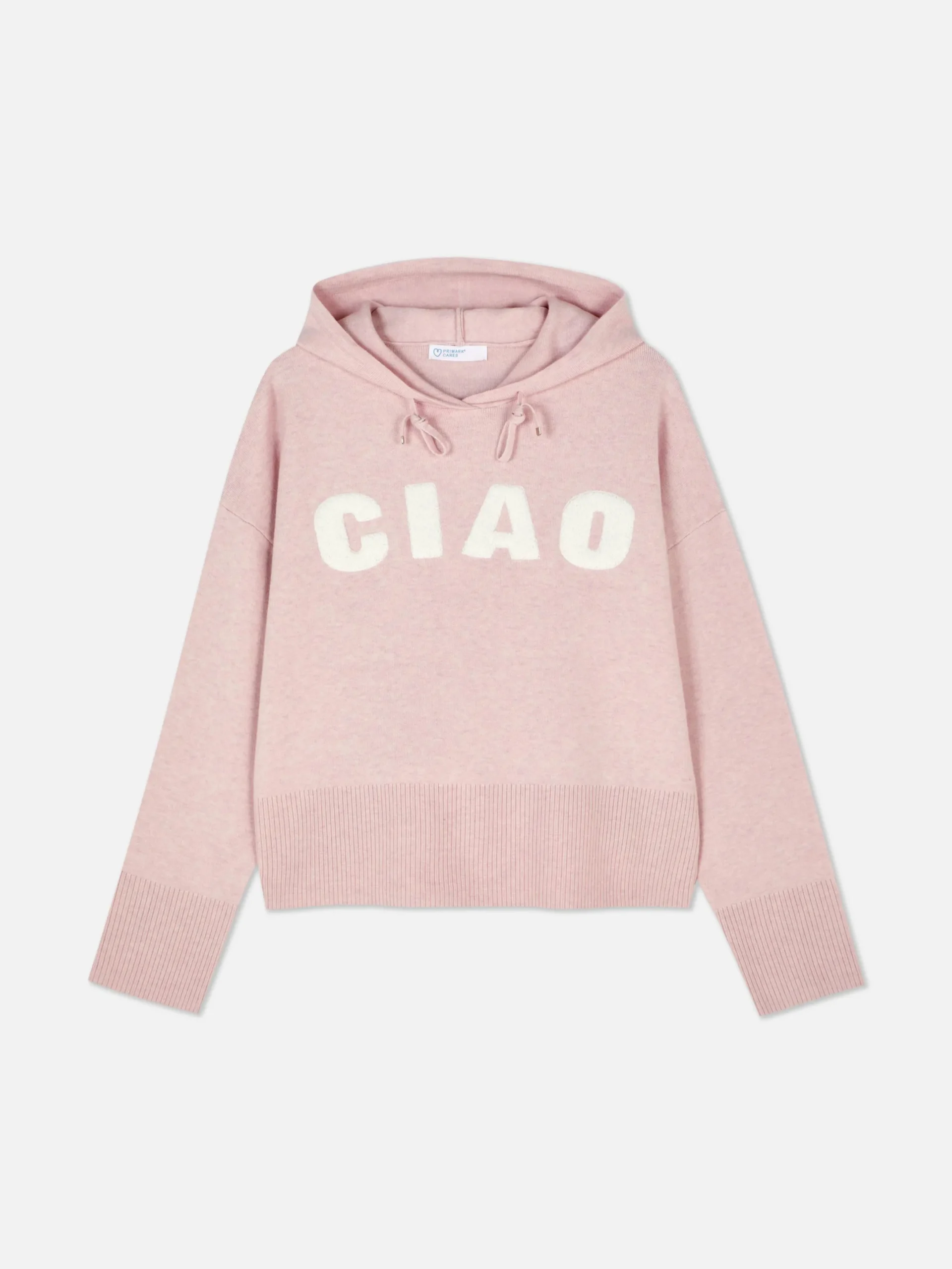 Mujer Primark Sudaderas Con Y Sin Capucha|Jerseys Y Cárdigans|Sudadera De Punto Con Capucha Y Mensaje