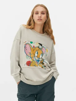 Mujer Primark Sudaderas Con Y Sin Capucha|Sudadera De Tom And Jerry Para Combinar