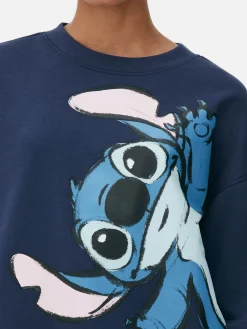 Mujer Primark Sudaderas Con Y Sin Capucha|Sudadera Holgada De Stitch De Disney