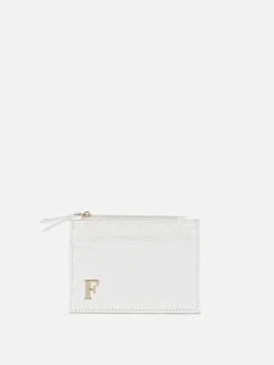 Mujer Primark Bolsos Y Monederos|Tarjetero De Piel De Cocodrilo Sintética Con Inicial