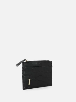 Mujer Primark Bolsos Y Monederos|Tarjetero De Piel De Cocodrilo Sintética Con Inicial