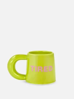Primark Tazas Y Tazones|Menaje|Taza Con El Mensaje «Tired»