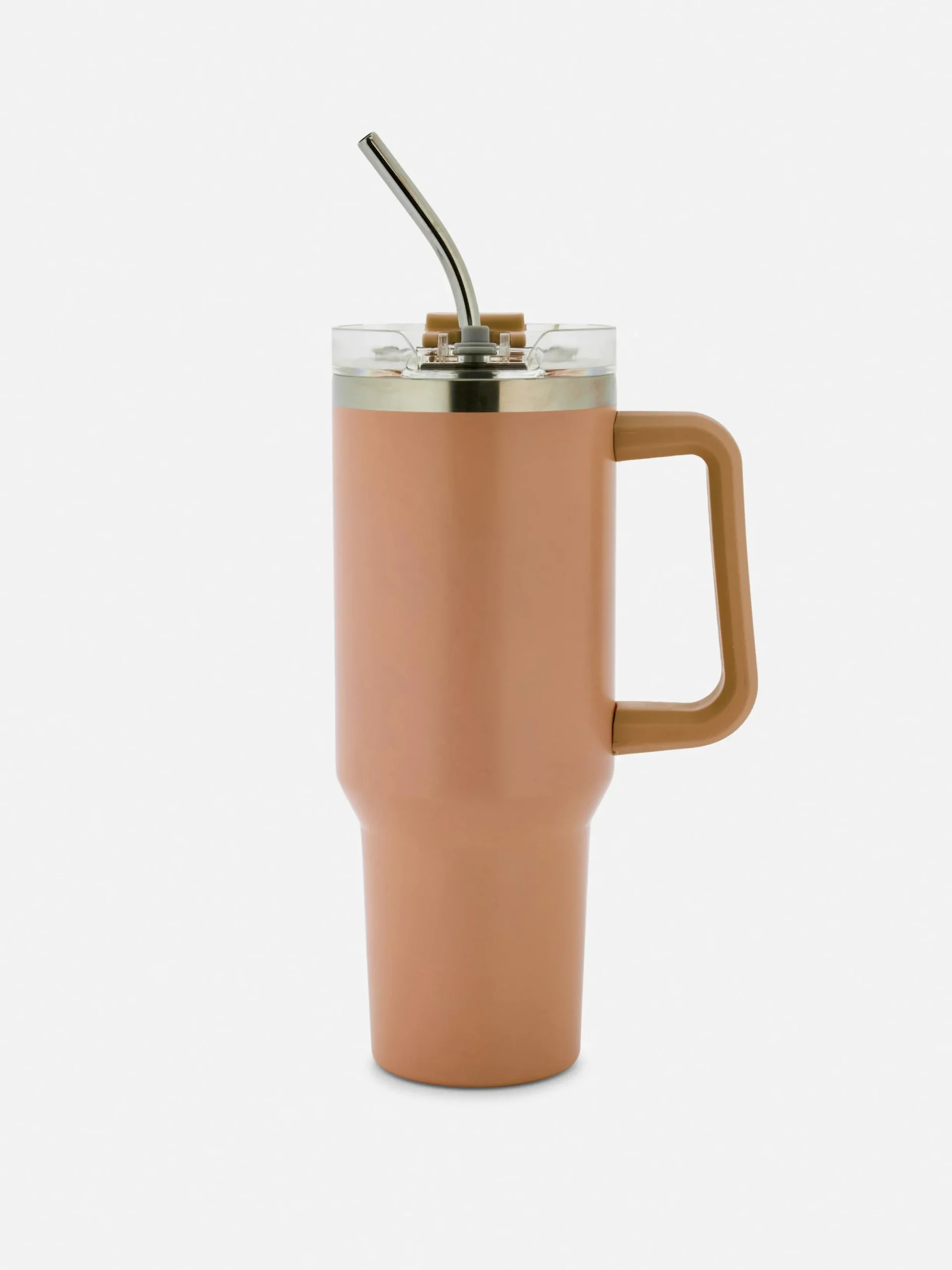 Primark Tazas Y Tazones|Taza Portátil De Acero Inoxidable Con Pajita