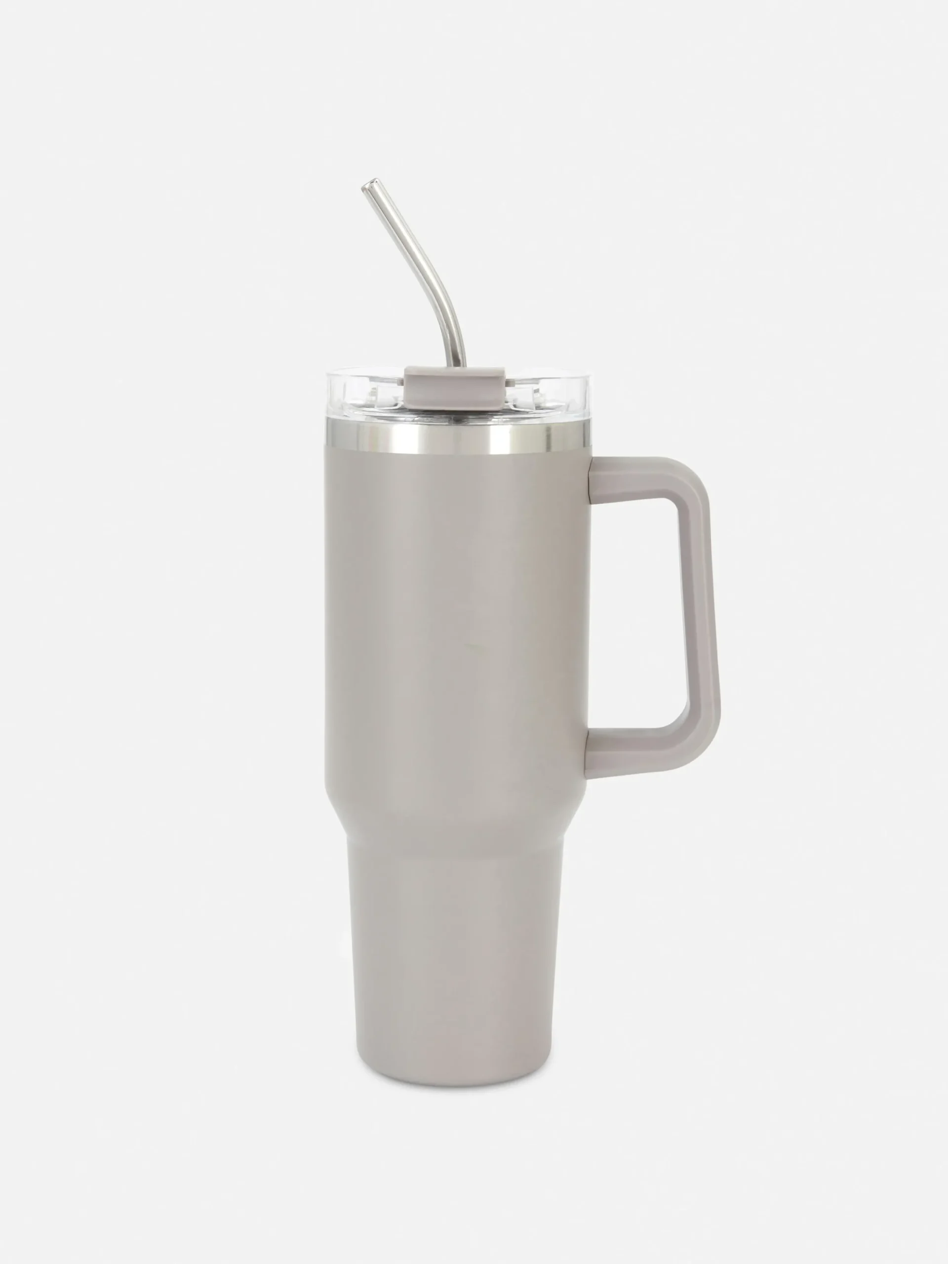 Primark Tazas Y Tazones|Taza Portátil De Acero Inoxidable Con Pajita