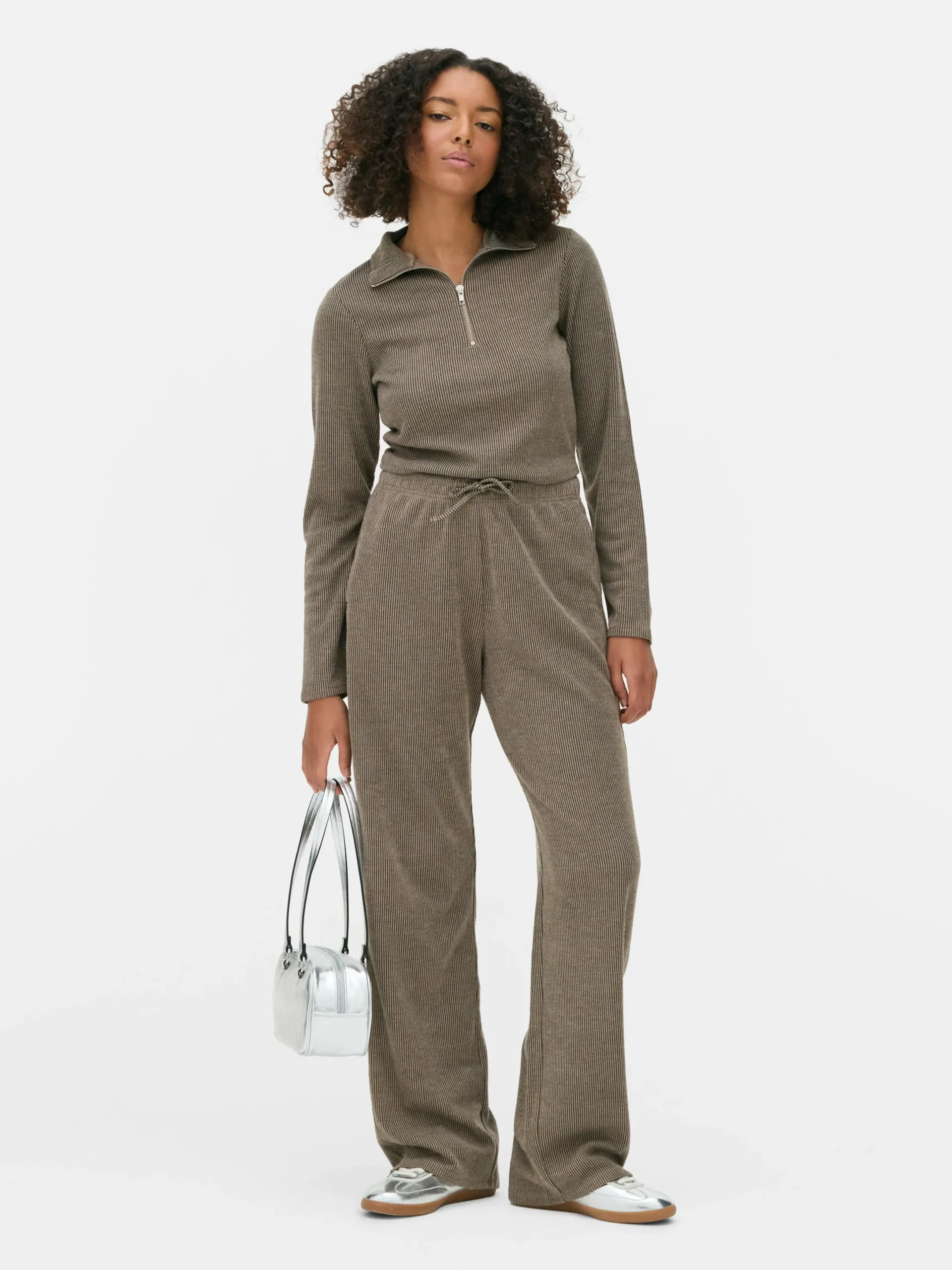 Mujer Primark Tops Y Camisetas|Top Con Cremallera De 1/4 Combinable