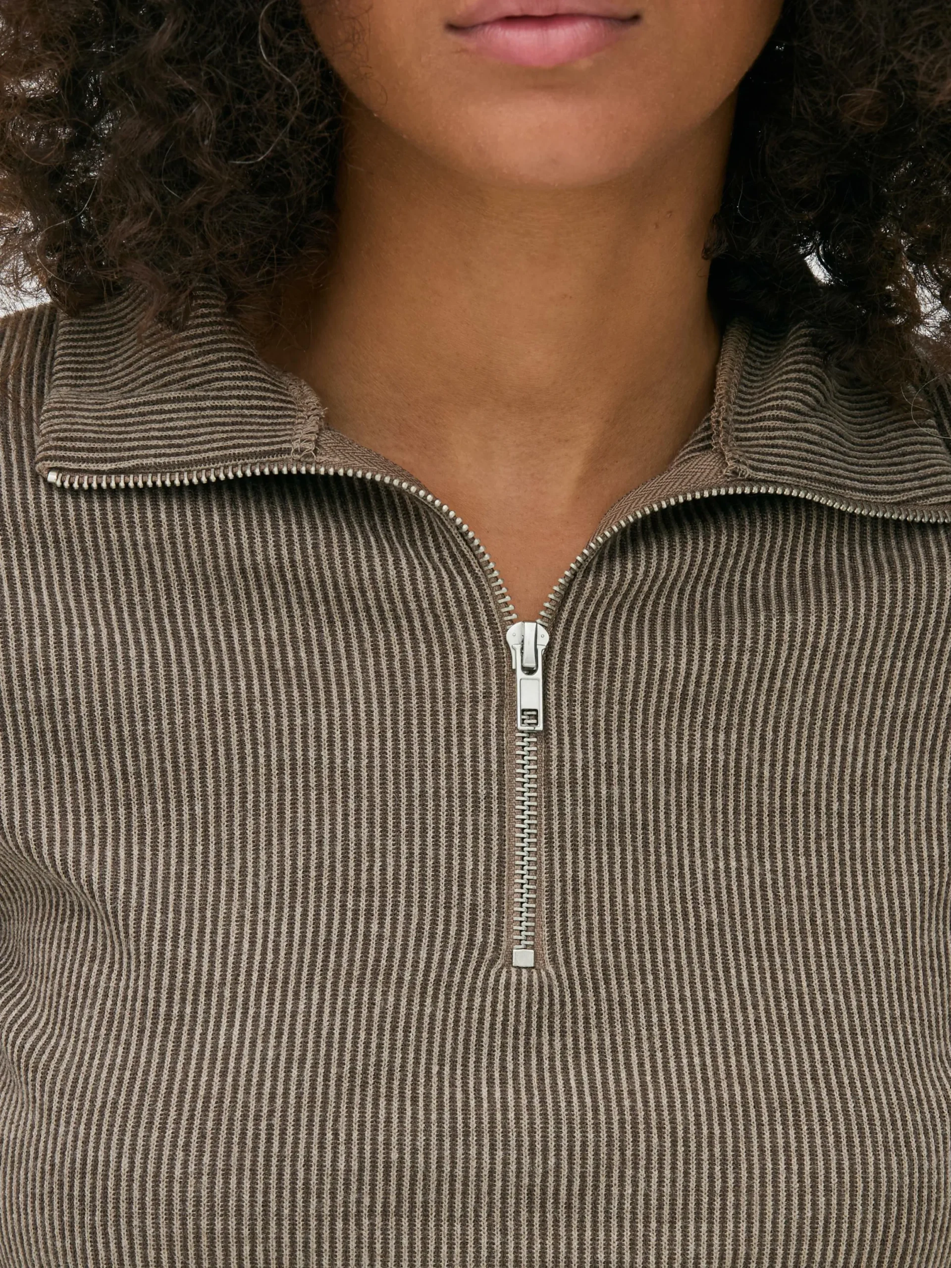 Mujer Primark Tops Y Camisetas|Top Con Cremallera De 1/4 Combinable