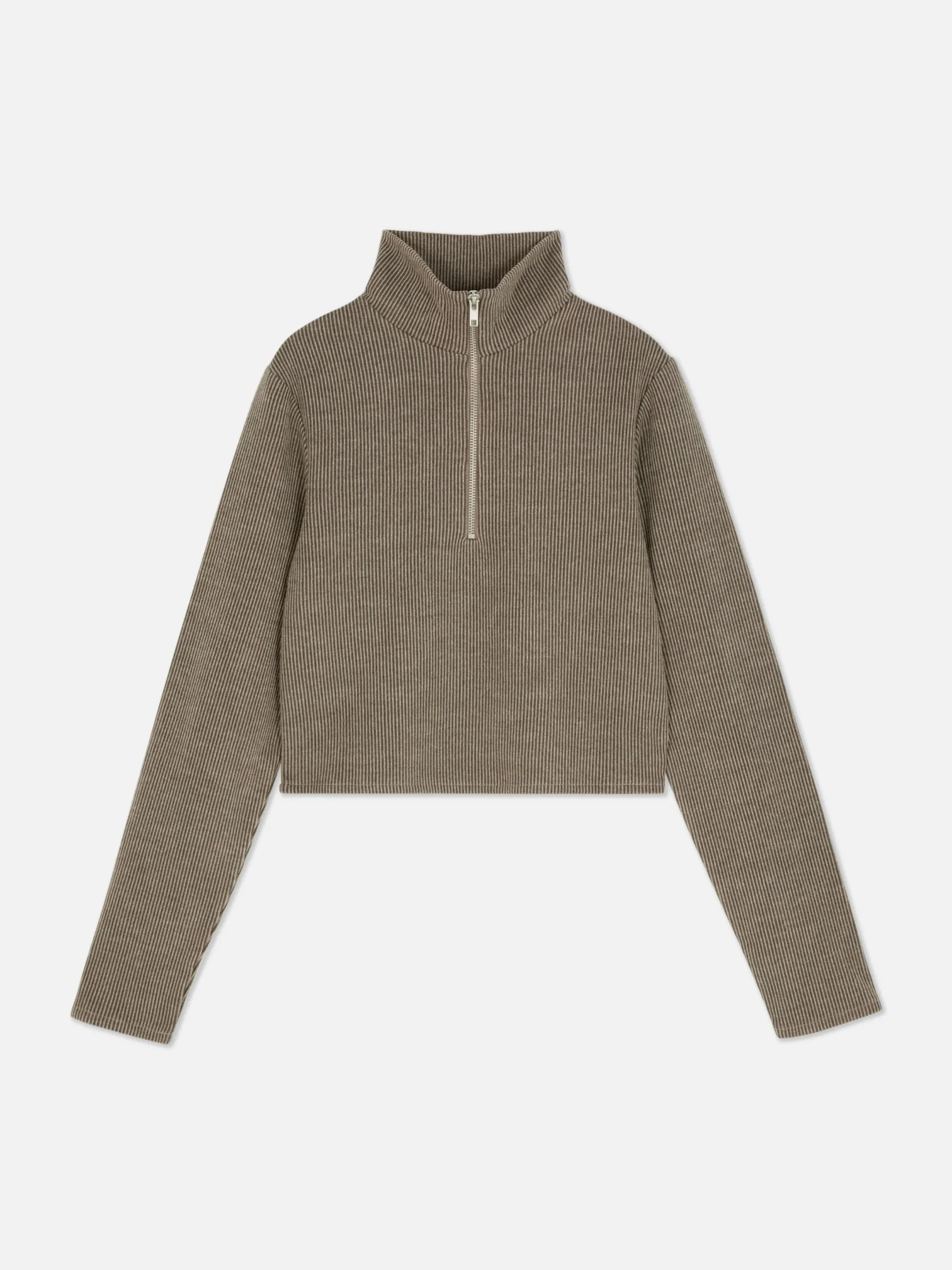 Mujer Primark Tops Y Camisetas|Top Con Cremallera De 1/4 Combinable