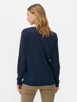 Mujer Primark Jerseys Y Cárdigans|Top Con Cuello De Pico De The Edit