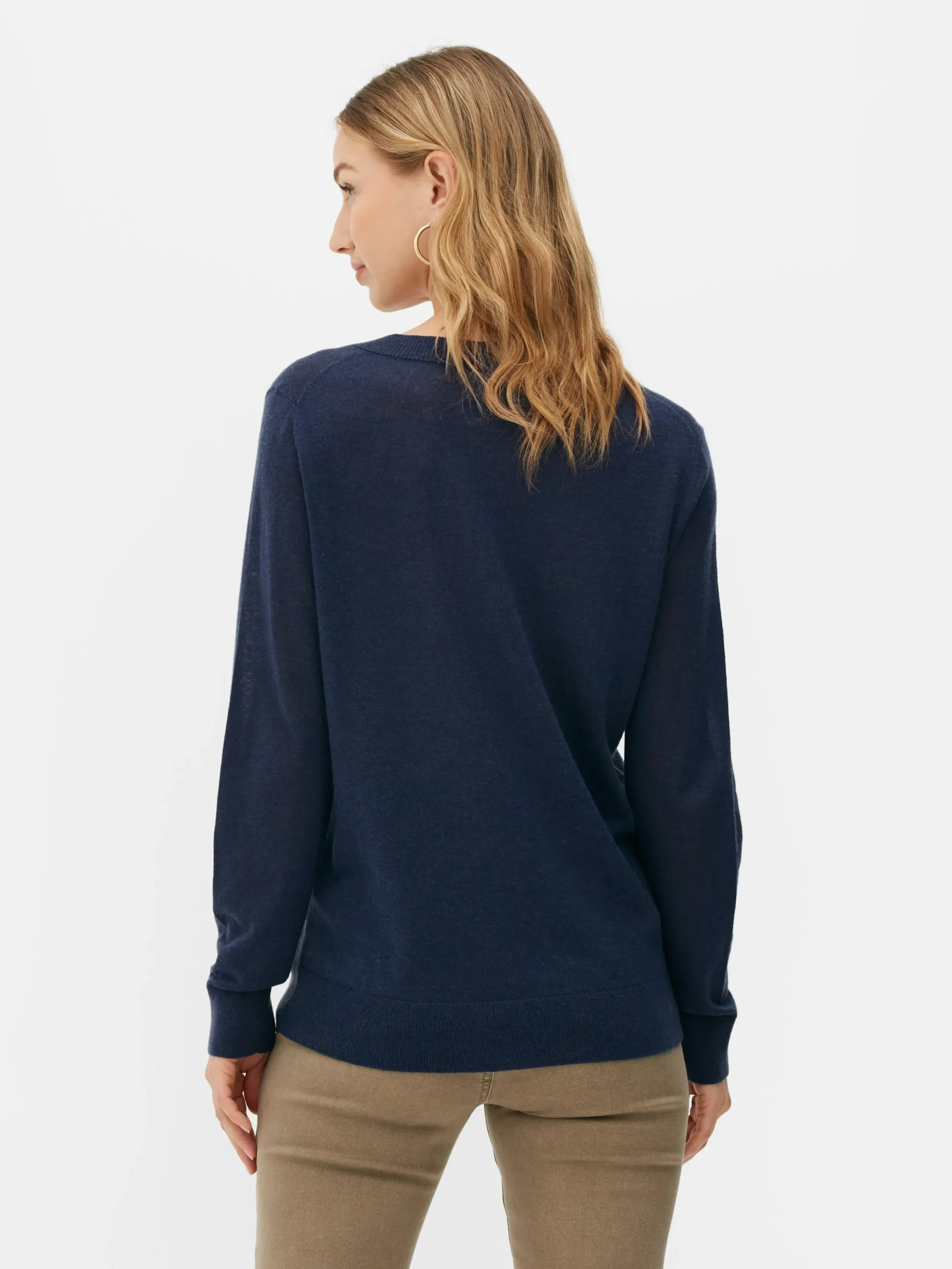 Mujer Primark Jerseys Y Cárdigans|Top Con Cuello De Pico De The Edit