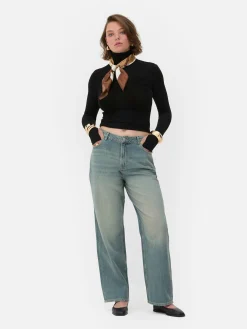 Mujer Primark Tops Y Camisetas|Top De Cuello Vuelto Y Manga Larga De Rita Ora