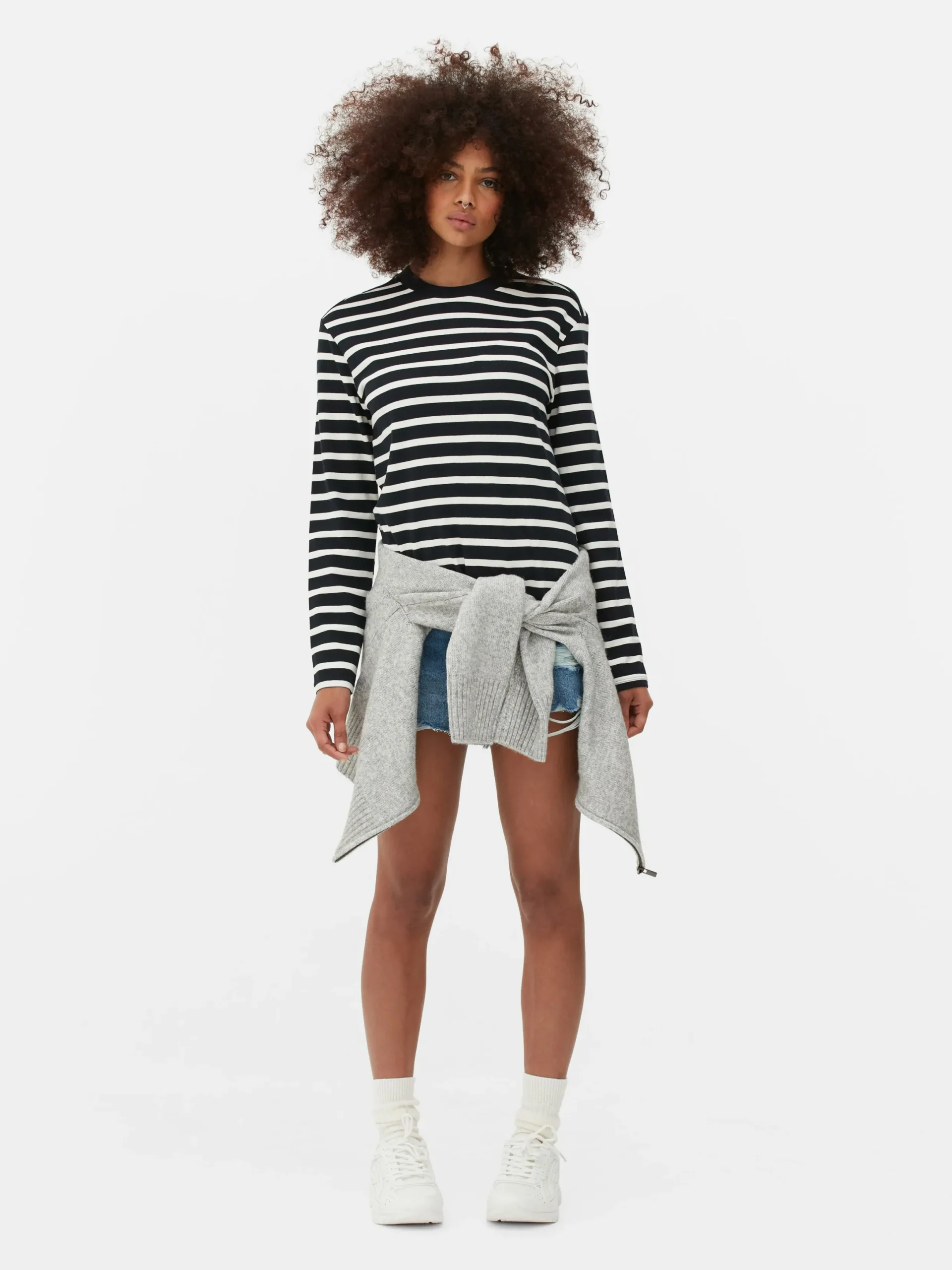 Mujer Primark Tops Y Camisetas|Top De Manga Larga Y Cuello Redondo