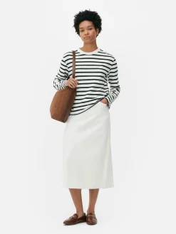 Mujer Primark Tops Y Camisetas|Top De Manga Larga Y Cuello Redondo