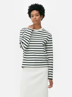 Mujer Primark Tops Y Camisetas|Top De Manga Larga Y Cuello Redondo