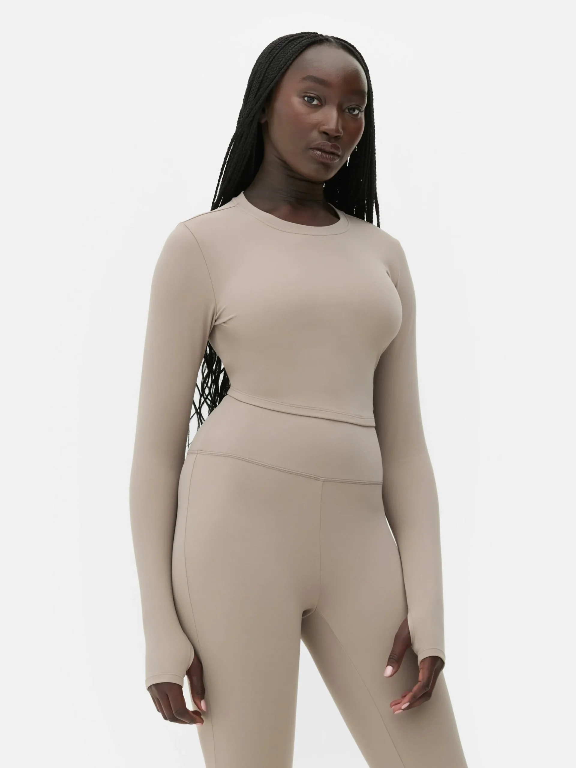 Mujer Primark Ropa De Gimnasio Y Deportiva|Top Deportivo Corto De Manga Larga De Rita Ora