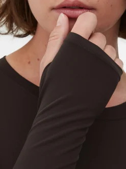 Mujer Primark Ropa De Gimnasio Y Deportiva|Top Deportivo Corto De Manga Larga De Rita Ora