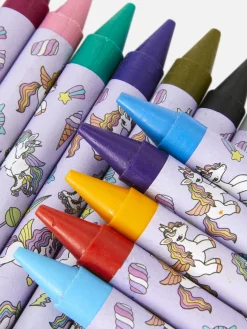 Niños Primark Lápices De Colores|Tubo De Ceras De Colores Con Motivo De Unicornio