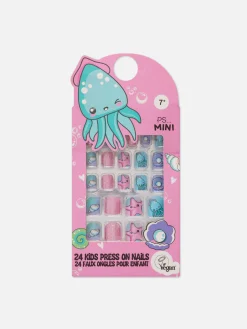 Primark Uñas Postizas|Uñas Postizas A Presión Con Motivos Marinos