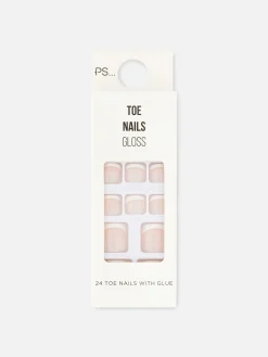 Primark Uñas Postizas|Uñas Postizas Brillantes Para Los Pies De PS...