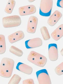 Primark Uñas Postizas|Uñas Postizas Brillantes Y Acabadas En Punta PS...