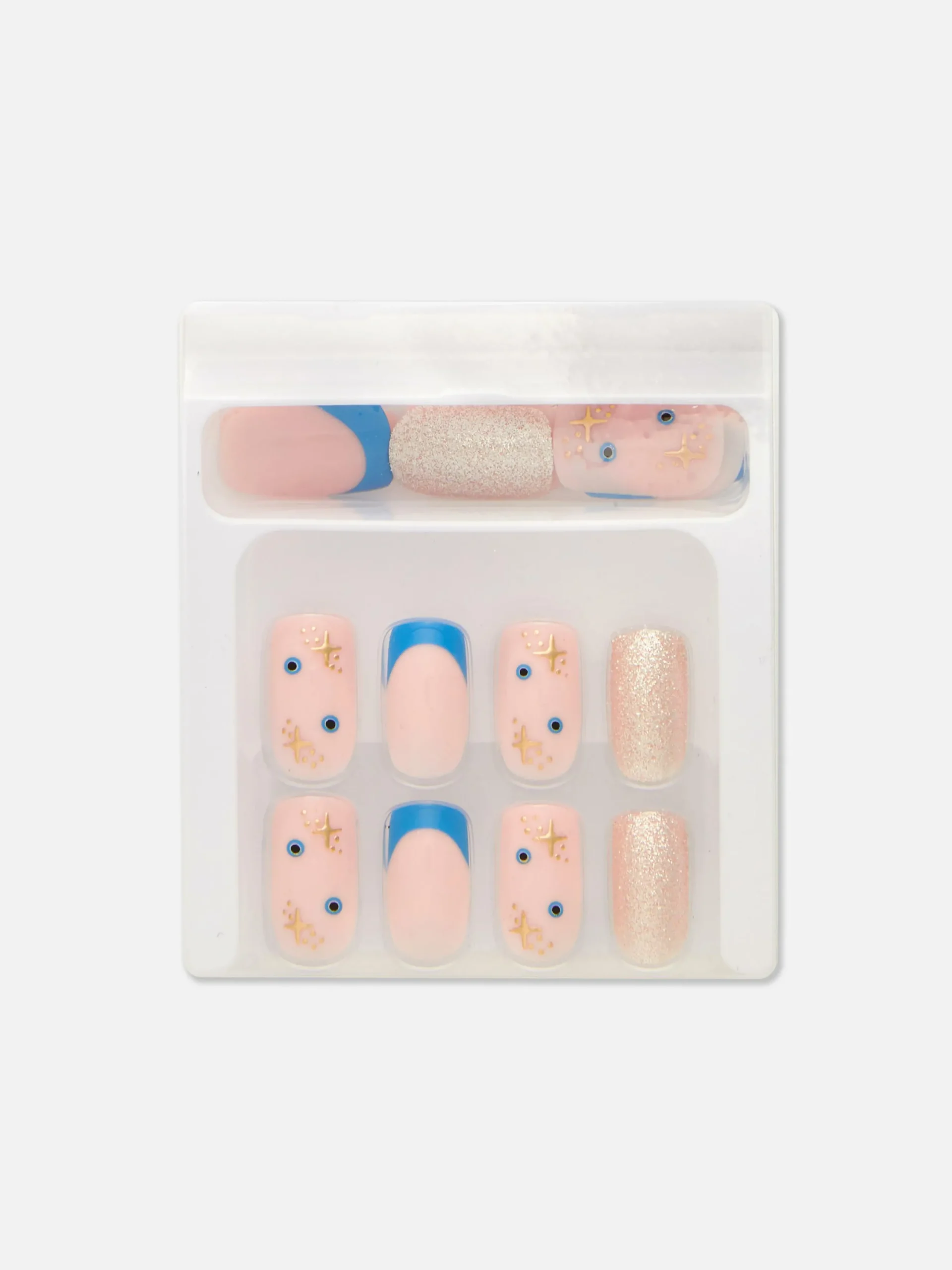 Primark Uñas Postizas|Uñas Postizas Brillantes Y Acabadas En Punta PS...