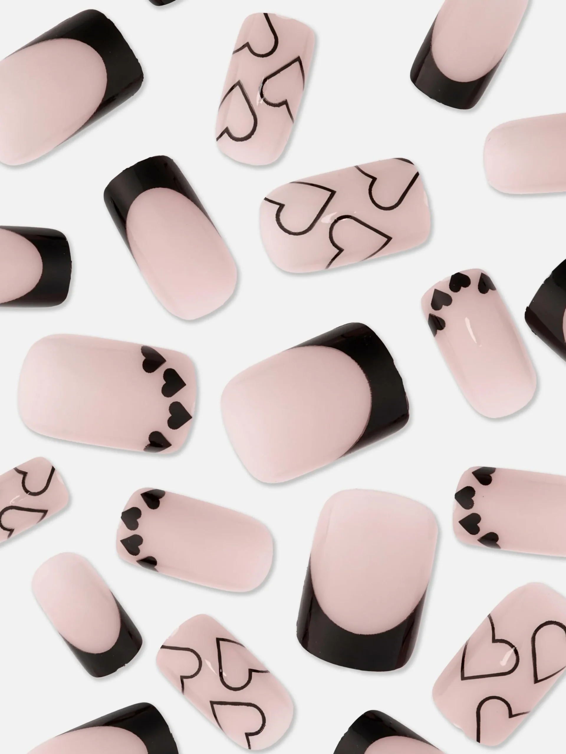 Primark Uñas Postizas|Uñas Postizas Cuadradas Brillantes De PS...