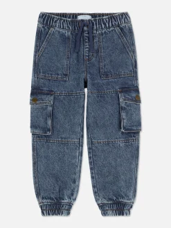 Niños Primark Vaqueros|Vaqueros Cargo Con Bajos Ajustados