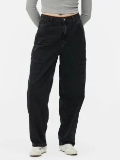 Mujer Primark Vaqueros|Vaqueros Cargo De Corte Globo