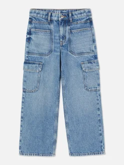 Niños Primark Vaqueros|Vaqueros Cargo De Pernera Ancha