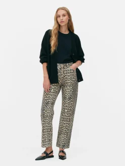 Mujer Primark Vaqueros|Vaqueros Con Estampado De Leopardo
