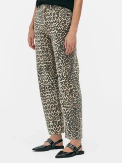 Mujer Primark Vaqueros|Vaqueros Con Estampado De Leopardo