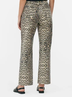 Mujer Primark Vaqueros|Vaqueros Con Estampado De Leopardo