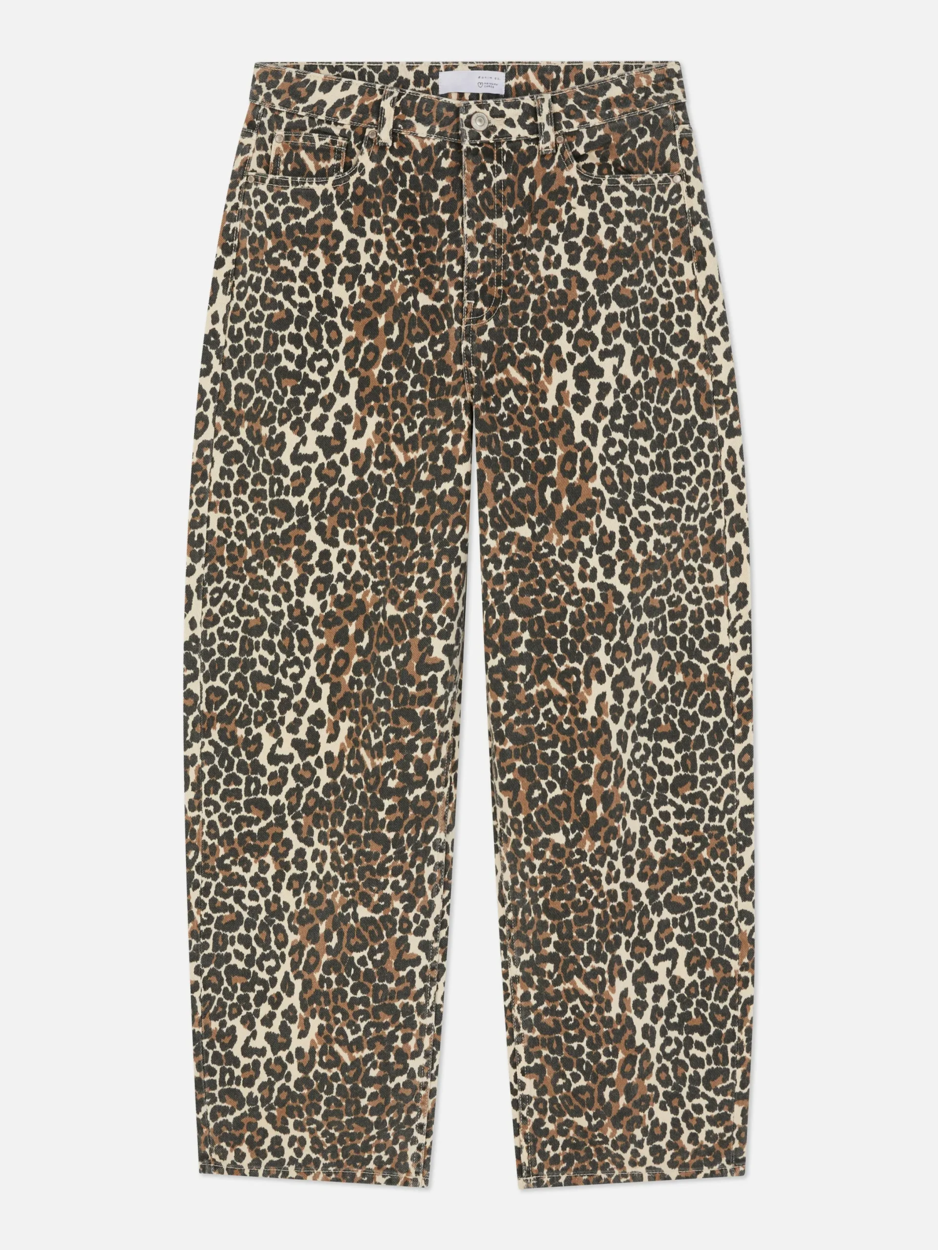 Mujer Primark Vaqueros|Vaqueros De Corte Bombacho Con Estampado De Leopardo