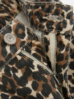 Mujer Primark Vaqueros|Vaqueros De Corte Bombacho Con Estampado De Leopardo