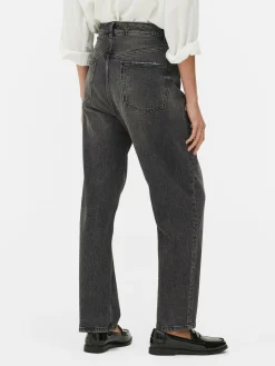 Mujer Primark Vaqueros|Vaqueros De Pernera Recta Y Corte Entallado