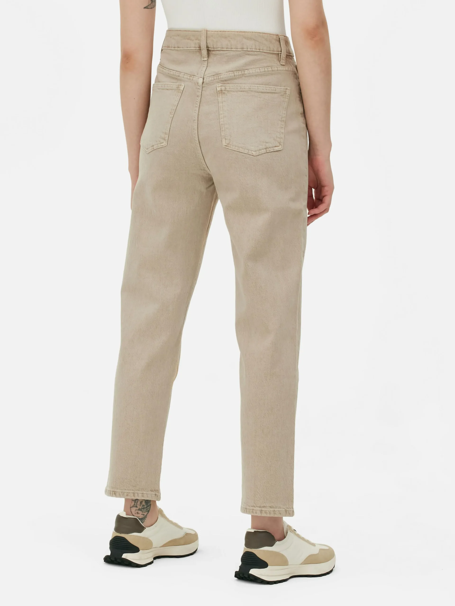 Mujer Primark Vaqueros|Vaqueros De Pernera Recta Y Corte Entallado