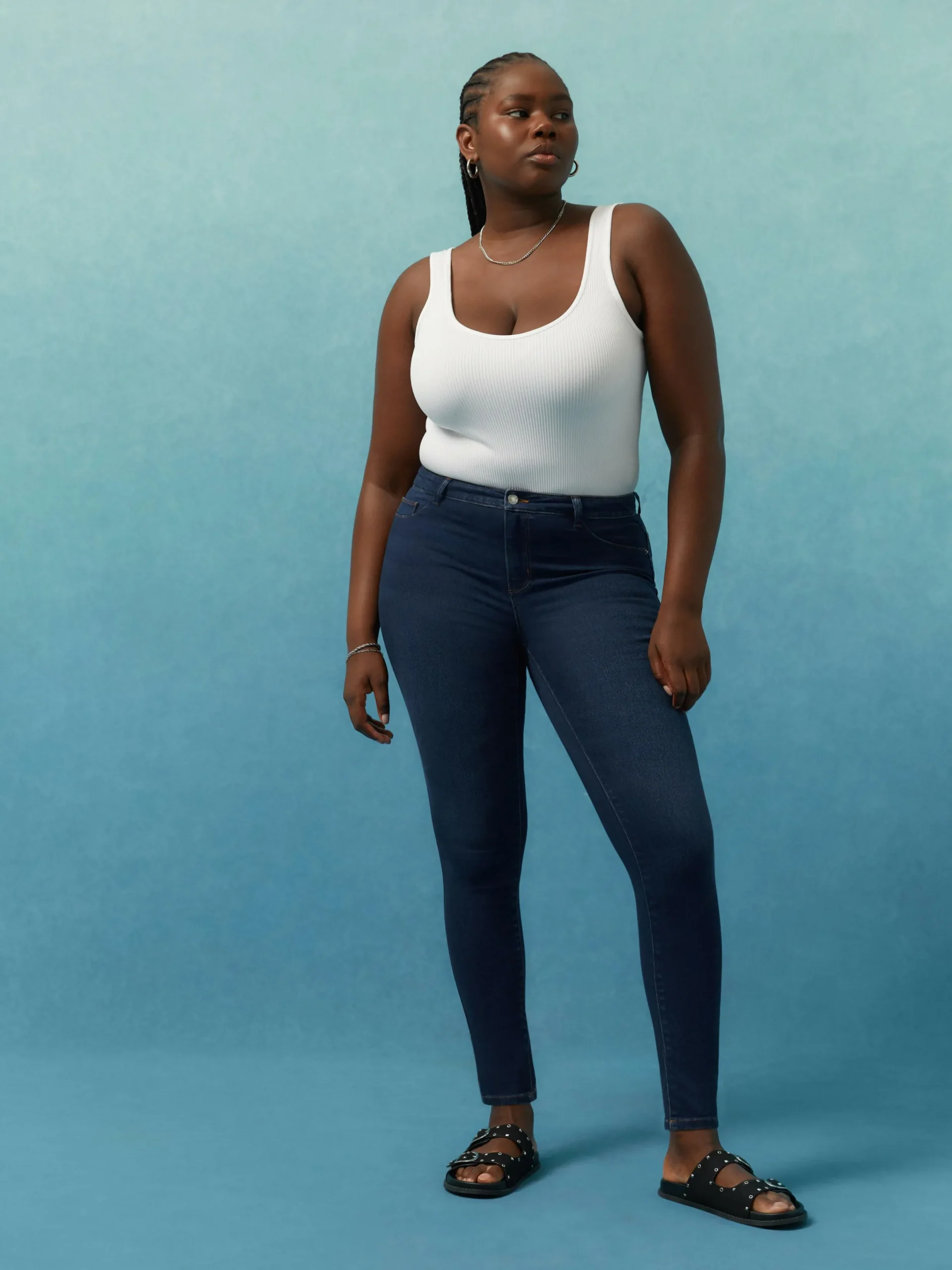 Mujer Primark Vaqueros|Vaqueros Pitillo Elásticos