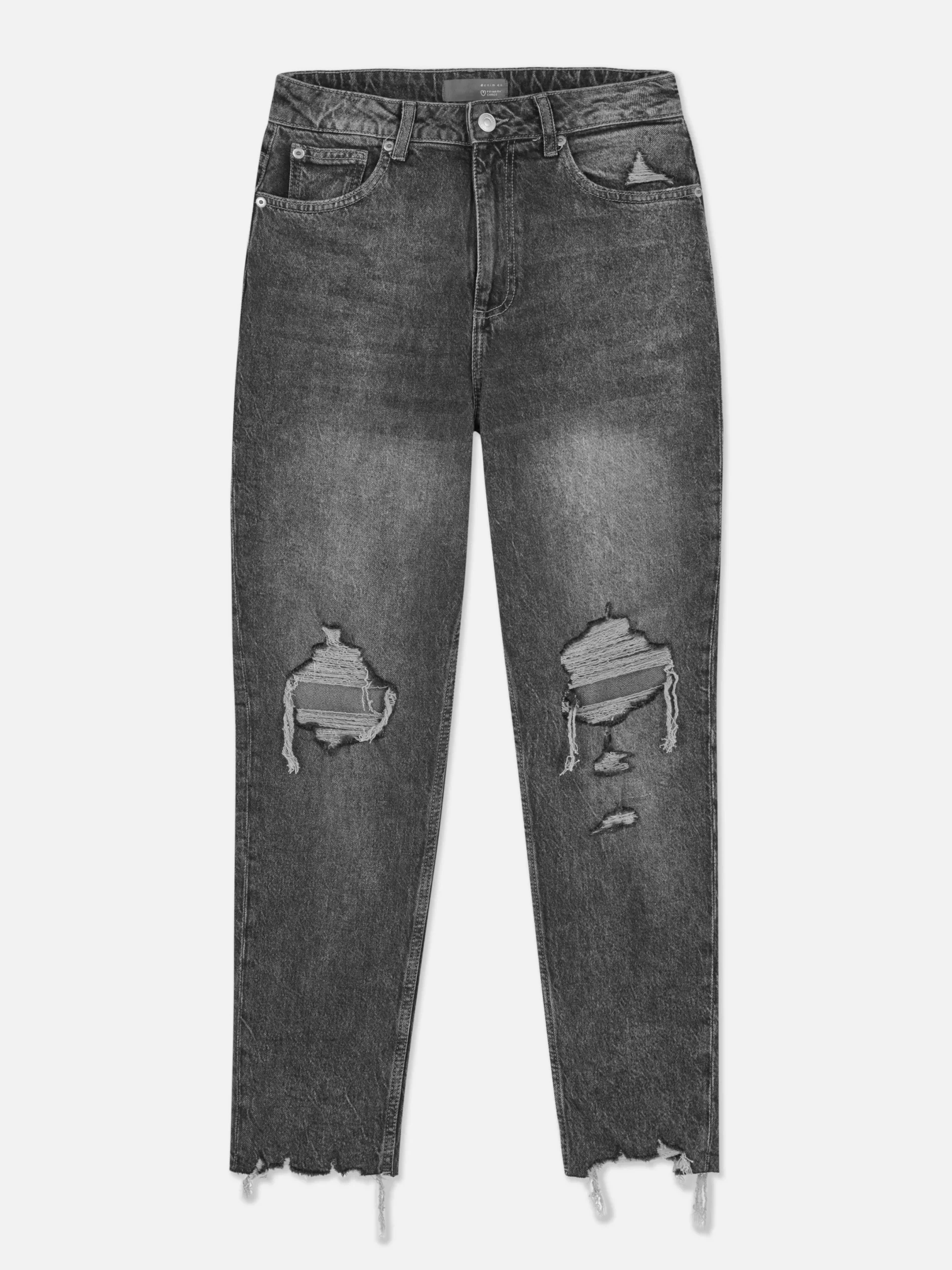 Mujer Primark Vaqueros|Vaqueros Rasgados De Talle Alto