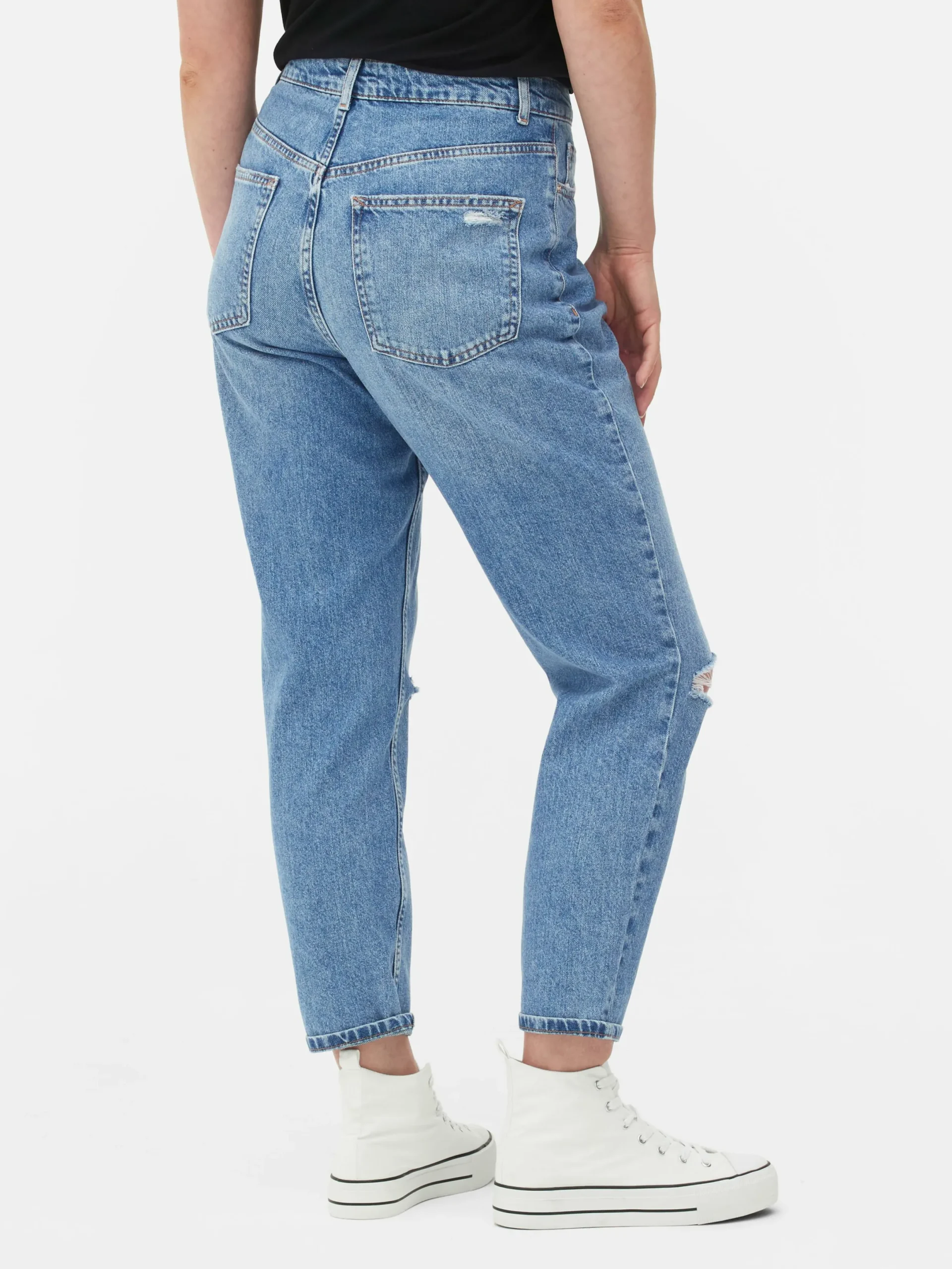 Mujer Primark Vaqueros|Vaqueros Rasgados De Talle Alto