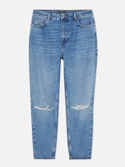 Mujer Primark Vaqueros|Vaqueros Rasgados De Talle Alto