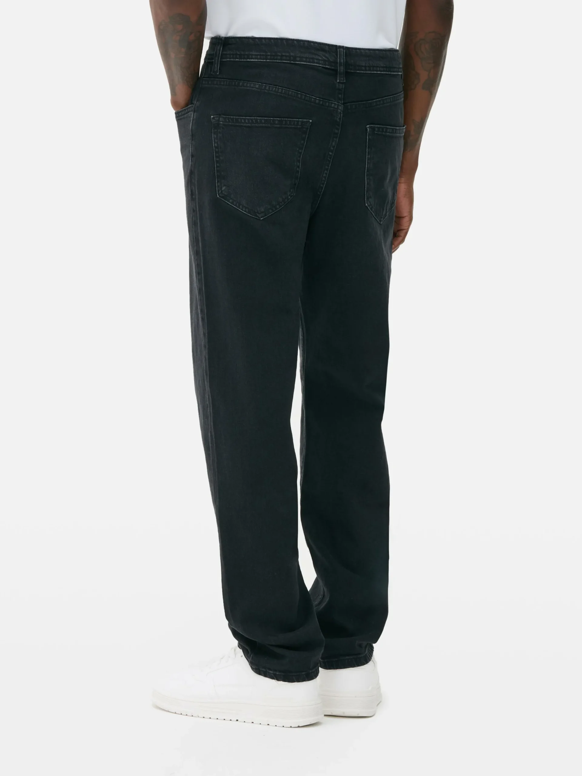 Hombre Primark Vaqueros|Vaqueros Rectos De Corte Holgado