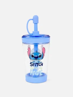Primark Tazas Y Tazones|Vaso Transparente Con Pajita De Stitch De Disney