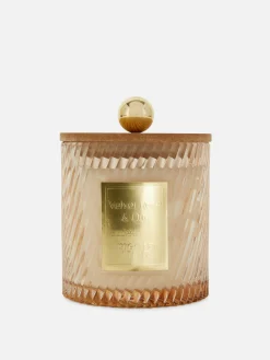 Primark Perfume Para El Hogar|Vela Aromática En Frasco De Vidrio Estriado