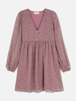 Mujer Primark Vestidos|Vestido Corto De Gasa