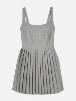 Mujer Primark Vestidos|Vestido Corto Evasé Plisado De Rita Ora