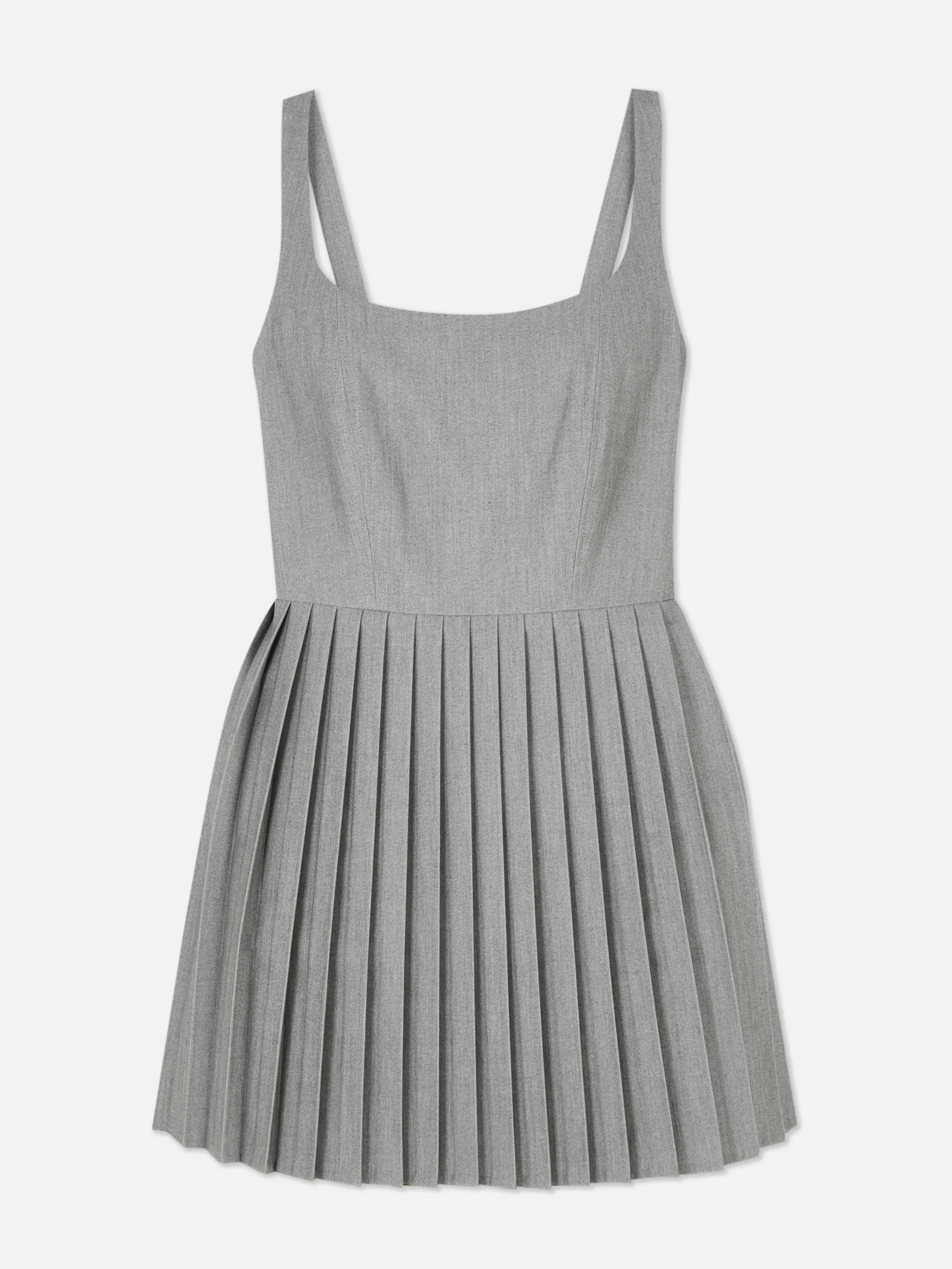 Mujer Primark Vestidos|Vestido Corto Evasé Plisado De Rita Ora