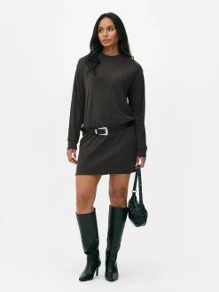 Mujer Primark Vestidos|Vestido Corto Tipo Jersey