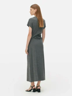 Mujer Primark Vestidos|Vestido De Punto Con Detalle Retorcido De The Edit