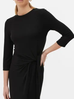 Mujer Primark Vestidos|Vestido De Punto Con Lazo De The Edit