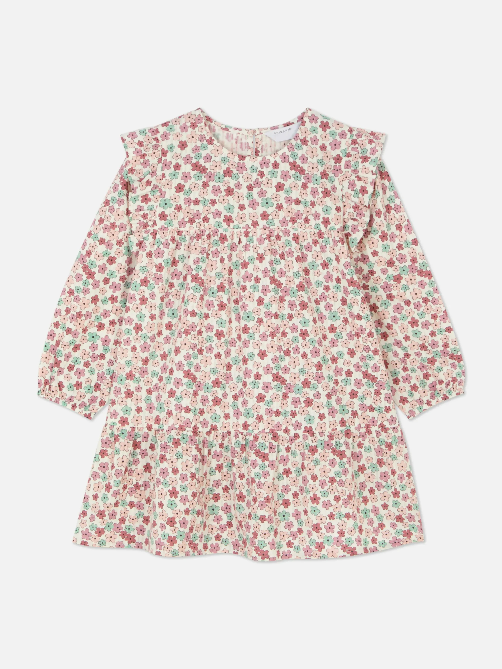 Niños Primark Vestidos|Vestido Floral Con Volantes