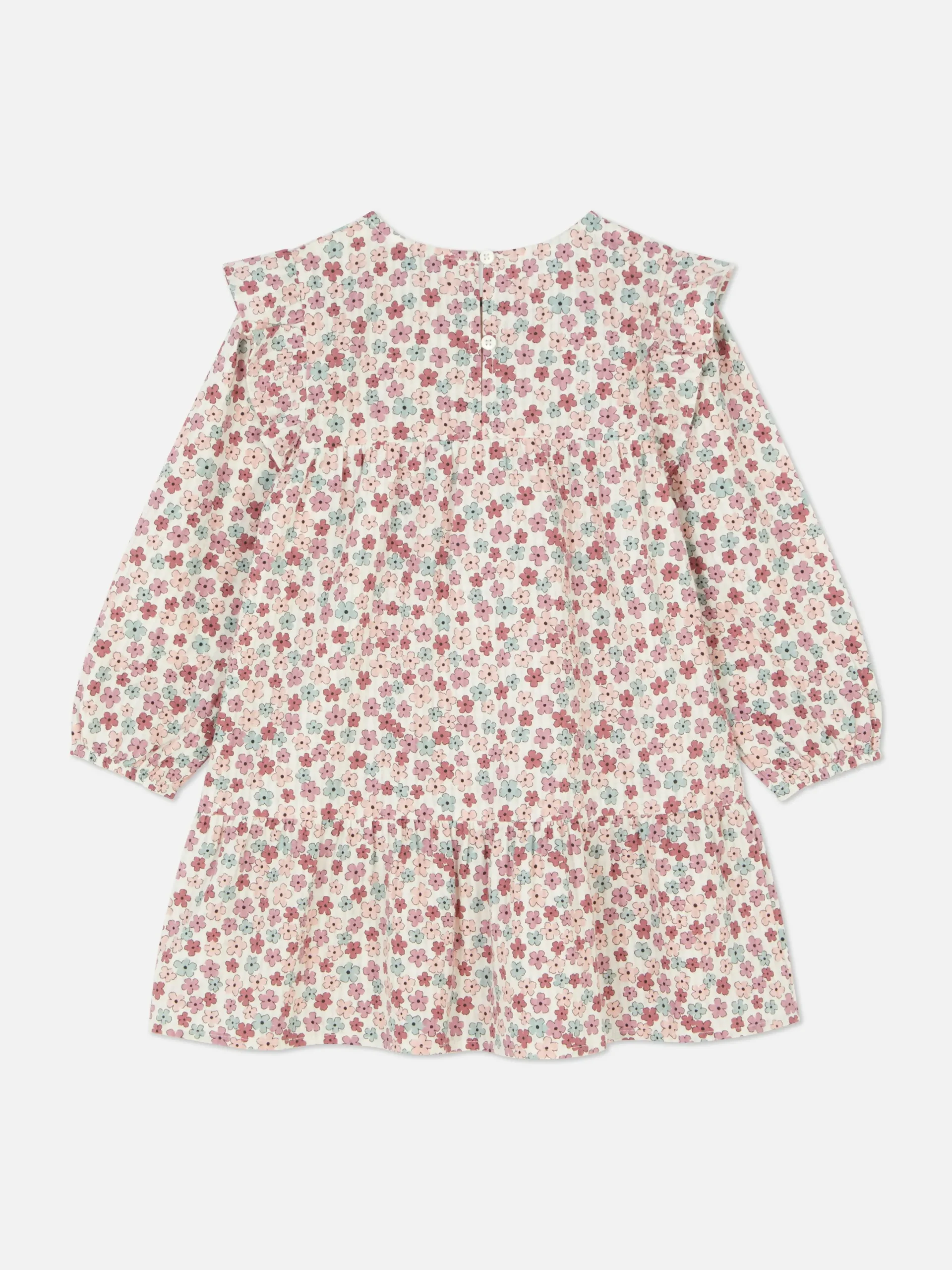 Niños Primark Vestidos|Vestido Floral Con Volantes